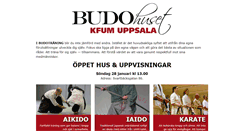 Desktop Screenshot of budohuset.nu